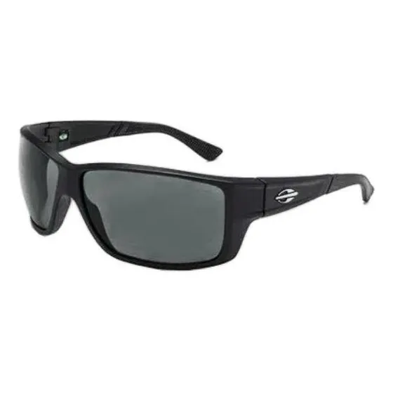 Óculos de sol polarizados Mormaii Joaca 3 armação preto-fosco y lente cinza