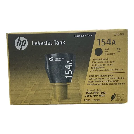 Toner Hp W1540a {154a} Negro Reload Kit