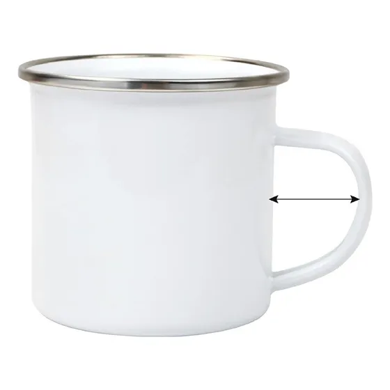 Caja 80und Tazas De Peltre 6 Oz Para Sublimar Borde Plateado
