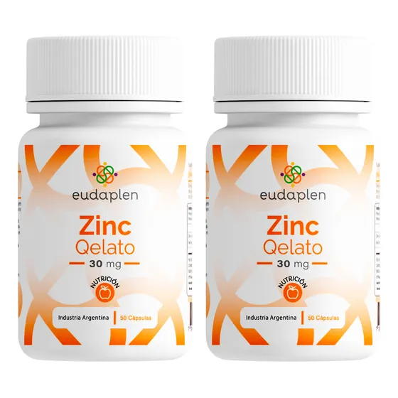 Eudaplen X2 Zinc Qelato 30mg Sistema Cognitivo Nervioso 50c