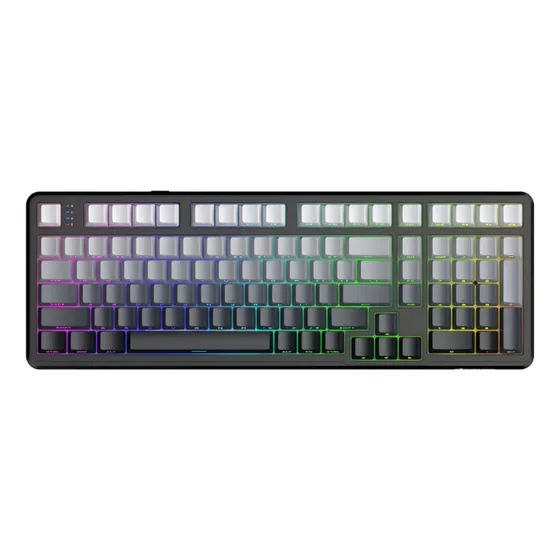 Teclado Mecânico Sem Fio Attack Shark X98 Rgb De Três Modos
