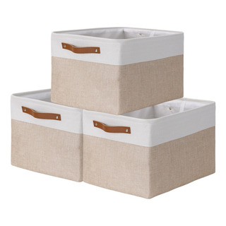 Mu:4life Set 3 Cubos Tela Almacenamiento Plegable 38x28x24cm Mu:4life Set 3 Cubos Tela Almacenamiento Plegable 38x28x24cm