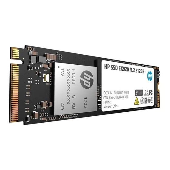 Unidad Solida Ssd M.2 Nvme 512 Gb, Intel, Samsung, Hp