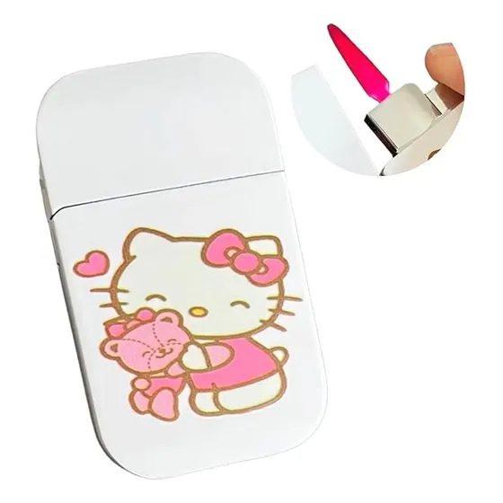 Encendedor Catalitico Recargable Diseño Hello Kitty