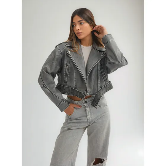 Campera Mujer Ecocuero Importada I Am