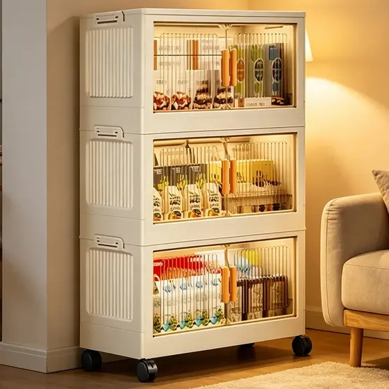 Armario plegable para el hogar, De 3 niveles, 50 × 26 × 72 cm, Marca ALSONEW