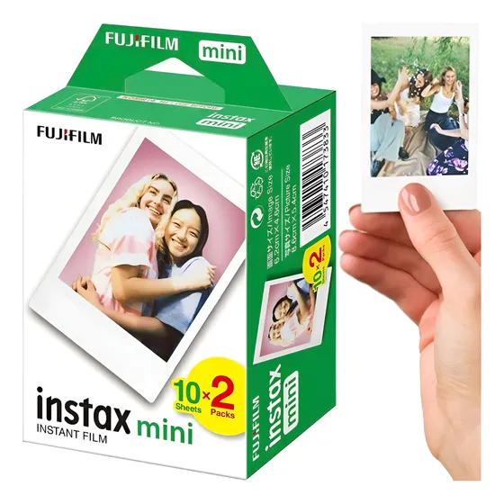 Filme Camera 20un Instax Mini 11 9 8 E Impressora Mini Link