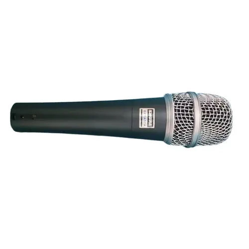 Microfone De Mão Shure Beta 57a Dinâmico Com Cachimbo