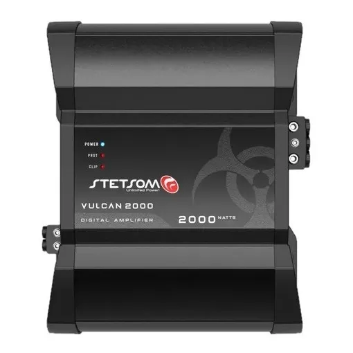 Módulo Stetsom Vulcan 2000w Rms Bass Boost 4 Ohms 1 Canal