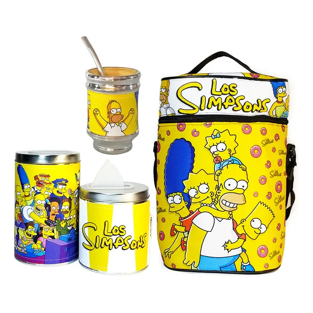 Juego De Mate Mates Completo Kit De Mate Sin Termo Simpsons