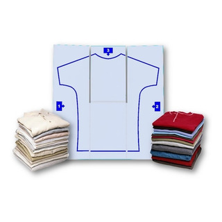 Paquete Con 3 Dobladores De Ropa Doblés Doblés 1 2 3 Ch+m+g Paquete Con 3 Dobladores De Ropa Doblés Doblés 1 2 3 Ch+m+g
