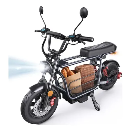 Scooter Elétrico Dx5 Motor 1500w Adulto Max 55km/h Caixa 1/2 Preto