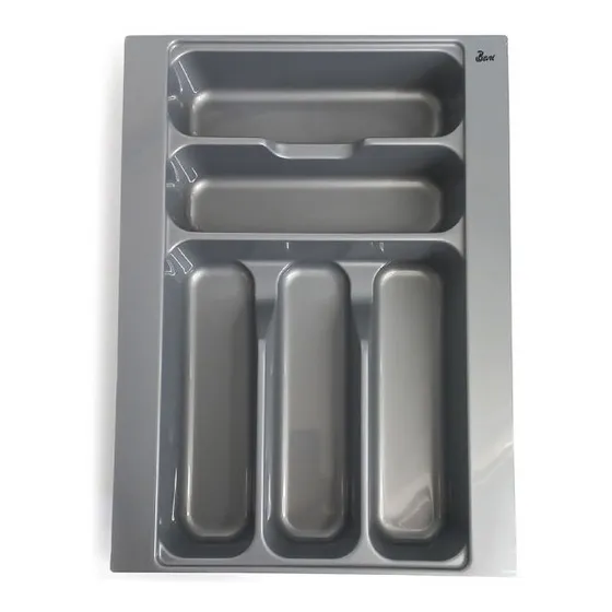 Cubertero Gris Plástico Abs Módulo 40 Cm
