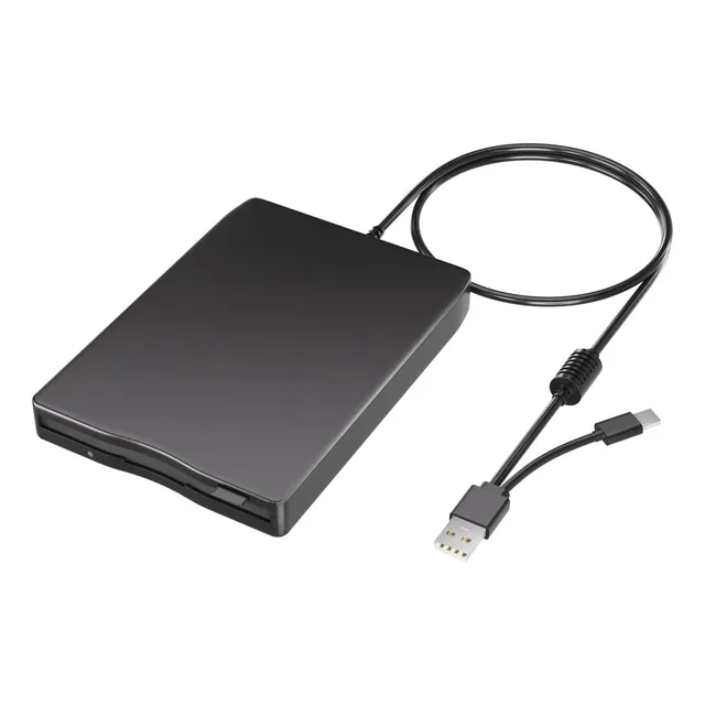Unidad De Disquete Externa Mthstec Usb Y Type-c Para Pc/mac