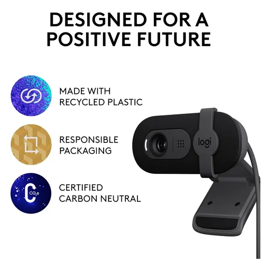 Webcam Camara Web Full Hd 1080p Usb Logitech Brio 101