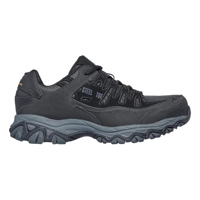 Zapatos Skechers Cankton St Negro Con Punta De Acero Hombre