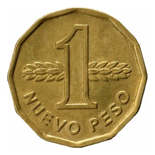 Uruguay 1 Nuevo Peso 1976 Excelente, Gran Tamaño