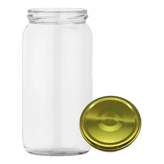 Frasco Conservero De 1 Litro Pack De 10 Tapa 82mm