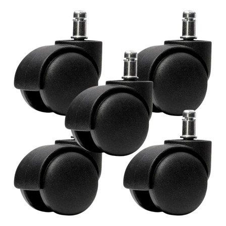 Kit 5 Rodízios Para Cadeira De Escritório Preto Beltools Kit 5 Rodízios Para Cadeira De Escritório Preto Beltools
