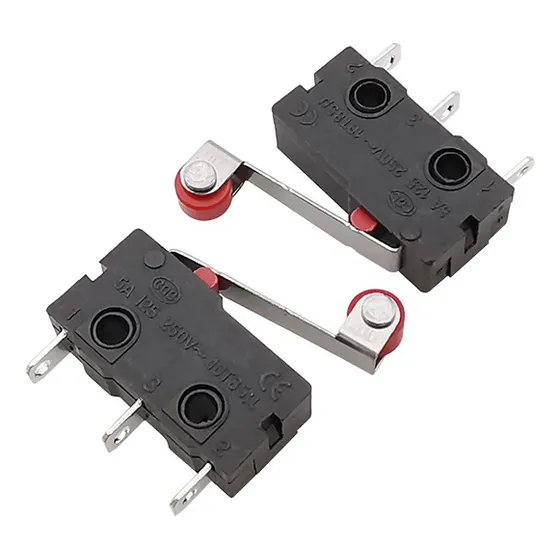 10 Peças Chave Micro Switch Fim De Curso Kw11-3z 5a Roldana