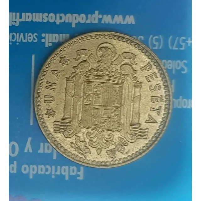 1 Peseta De España. Juan Carlos Primero Rey De España. 1975