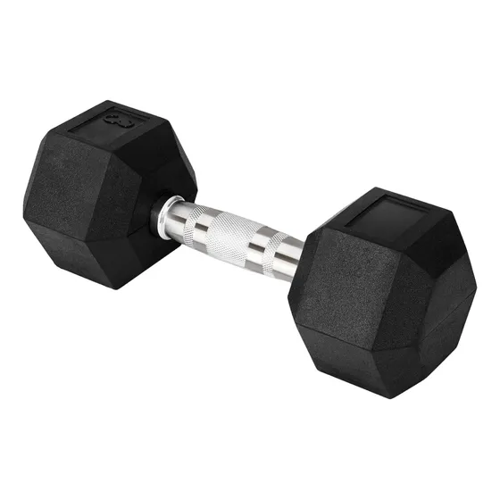 Mancuerna Hexagonal Cromada 3kg Pesa Recubierta Unidad