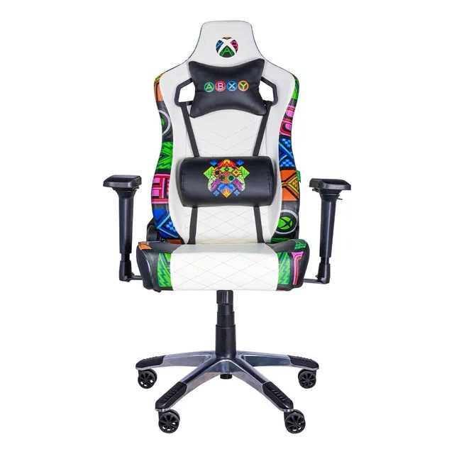 Silla Gamer Xbox Edición Especial Huichol Piel Sintética