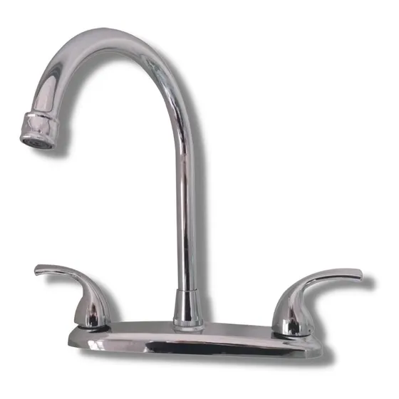 Llave Grifo De Fregadero Lavaplato Metalica Bronce