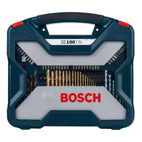 Brocas y kit de brocas Bosch X-line de titanio, 100 piezas
