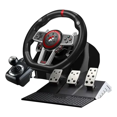 Volante Simulador Flashfire Suzuka Pc/ps3/ps4/xbox/n-s Negro