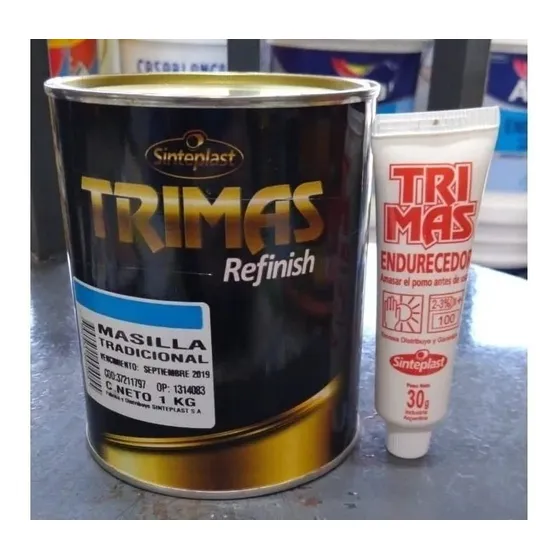 Masilla Con Endurecedor Trimas 1 Kg
