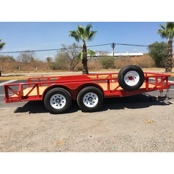 Remolque,transporte De Autos,maquinaria,cap De Carga 6 Ton