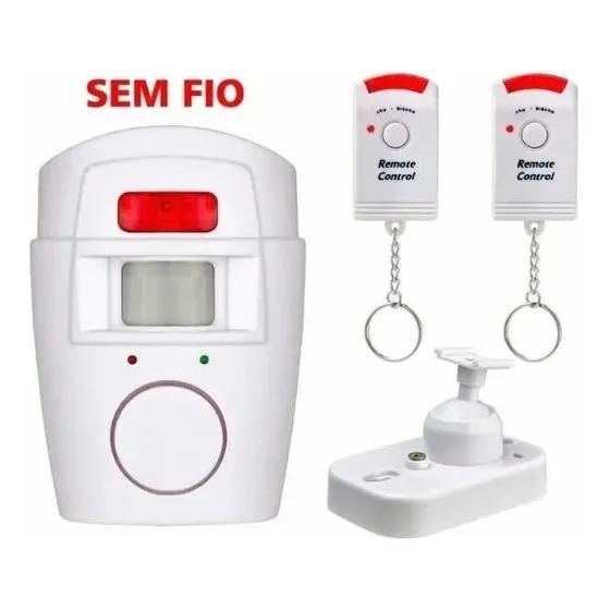 Alarma doméstica con sensor de movimiento con control remoto