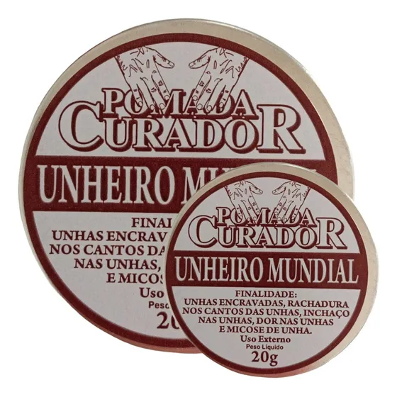 Pomada Para Unha Unheiro Curedermy Micose Rachadura Kit C 2*