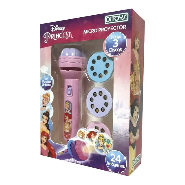 Linterna Micro Proyector Infantil Princesas Disney 2591