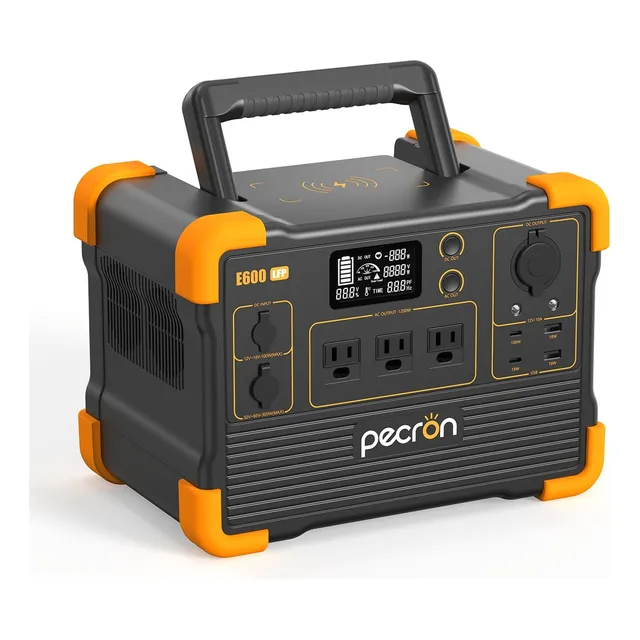 Pecron E600lfp Estación Portátil 1200w 614wh Lifepo4