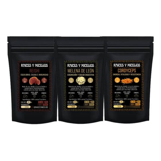 Melena De Leon + Cordyceps +  Reishi Equilibrio Integral 90g