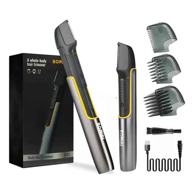 Rasuradora Recargable 3 en 1 Afeitadora Eléctrica Corporal y Rasuradoras Eléctricas para Cabello BOMIDI HT1
