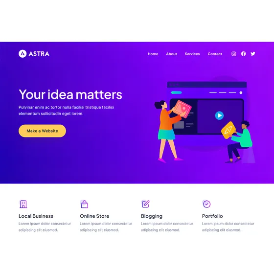 Tema Wordpress Astra Pro Addon + Astra Pro Sites