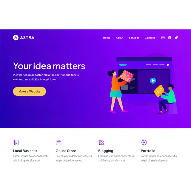 Tema Wordpress Astra Pro Addon + Astra Pro Sites