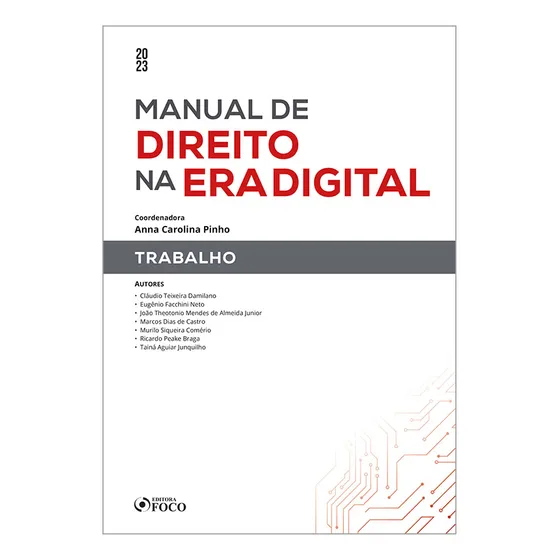 Livro Manual De Direito Na Era Digital: Trabalho - 1ª Ed - 2