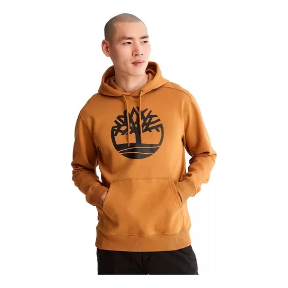 Buzo Timberland Tree Logo Con Capucha Amarillo