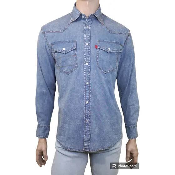 Camisa Ke Jeans Para Caballero Manga Larga Cl26-92