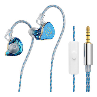 Monitores Internos, Auriculares Con Cable De 1,2 M De Azul Monitores Internos, Auriculares Con Cable De 1,2 M De Azul