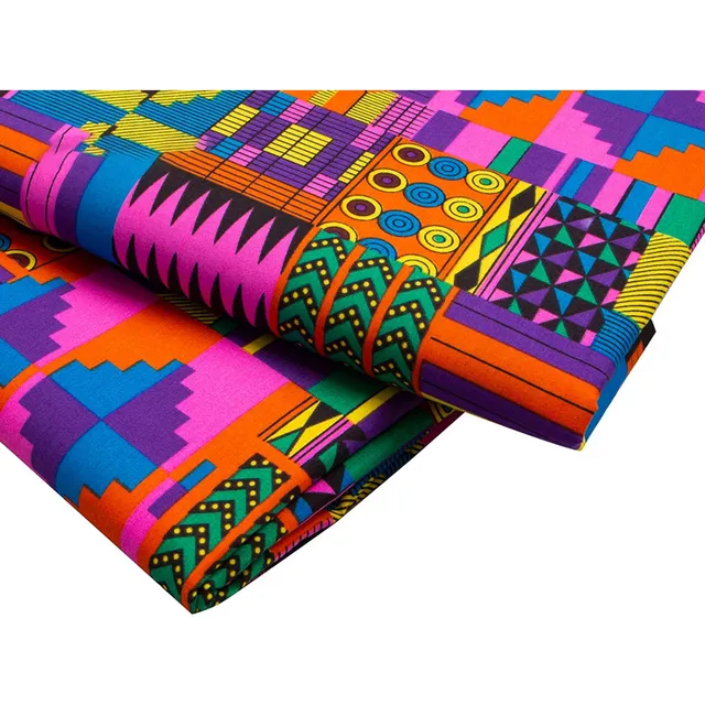 Llamativa Cera Batik Con Estampado Africano Para Vestidos De