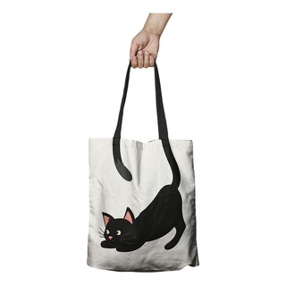 Bolsa Tote Bag Gato Negro Bolsa Para Playa Animales Bolsa Tote Bag Gato Negro Bolsa Para Playa Animales