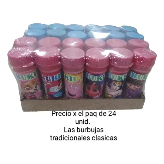 Burbujas Burbujeros Para Niños Precio X 12 Unid