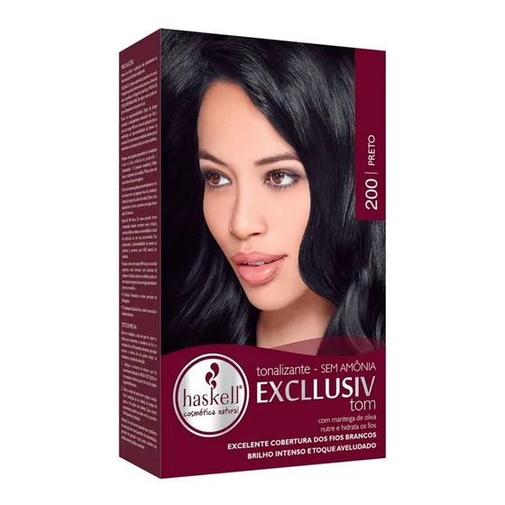 Tonalizante 200 Haskell Excllusiv Tom Tom 200 preto