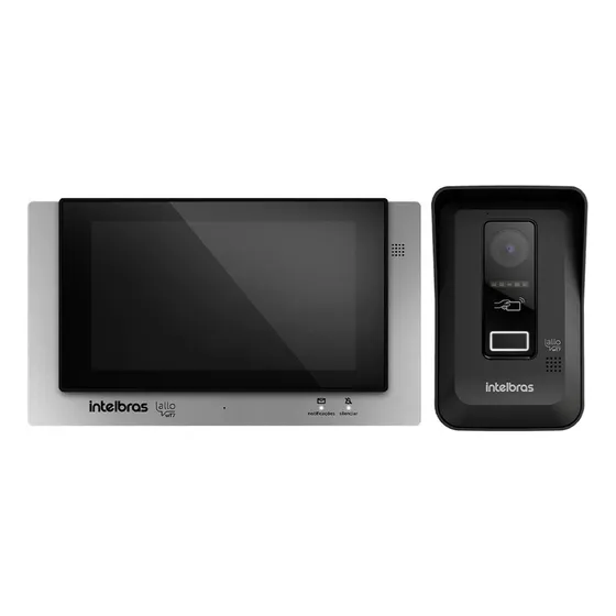 Intelbras Allo Wt7 Porteiro Eletrônico Preto e Cinza 127/220V
