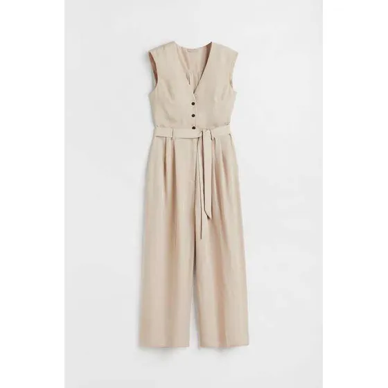 Jumpsuit , Braga O Enterizo Marca H&m Para Mujer Color Nude
